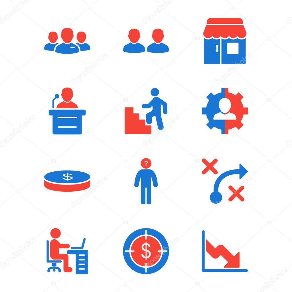 12 Icon Set Of business For Personal And Commercial Use...