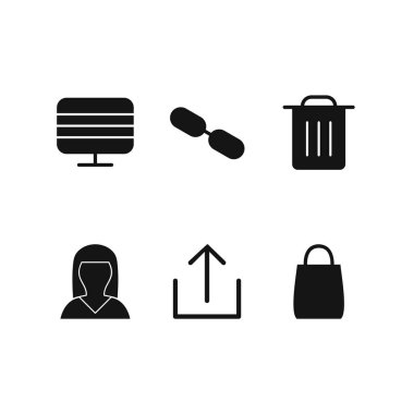 Kişisel ve iletişim için multimedya simgesi...