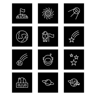 Kişisel ve Ticari Kullanım İçin 12 Astronomi Simgesi...