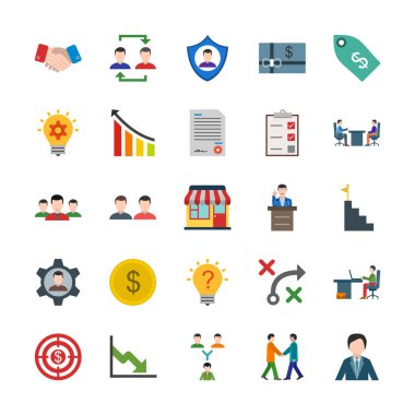 Kişisel ve Ticari Kullanım İçin 25 Simge İş...