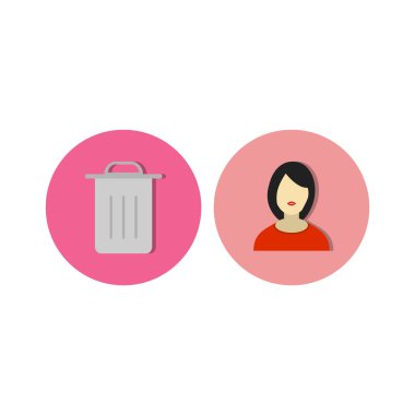 Kişisel ve iletişim için multimedya simgesi...