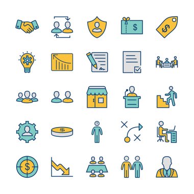 Kişisel ve Ticari Kullanım İçin 25 Simge İş...