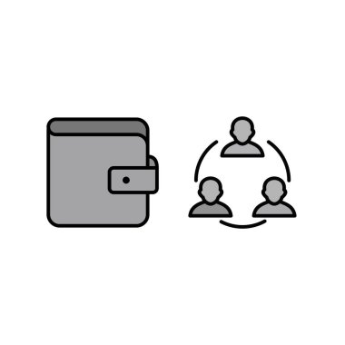 2 Bankacılık Simgesi Beyaz Arkaplanda İzole Edildi...