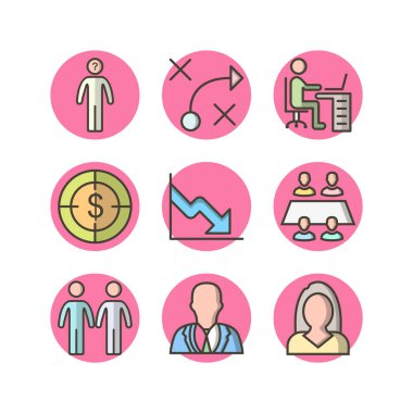 Kişisel ve Ticari Kullanım İçin 9 İş Simgesi...