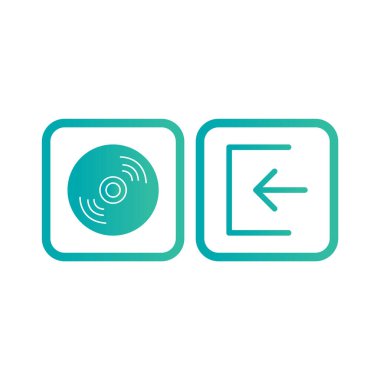 Kişisel ve iletişim için multimedya simgesi...