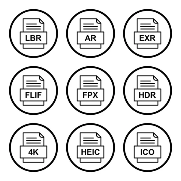 Σύνολο Εικόνων Μορφές Αρχείων — Διανυσματικό Αρχείο