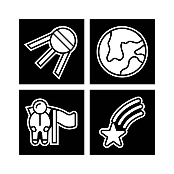 Astronomy Icons Personal Commercial Use — Stock Vector