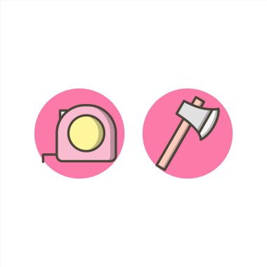 Kişisel ve Ticari Kullanım İçin 2 Yapı Simgesi...