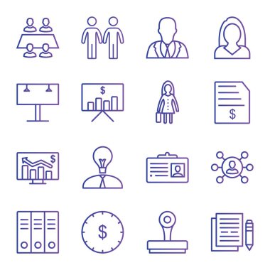 Kişisel ve Ticari Kullanım İçin 16 Simge İş...