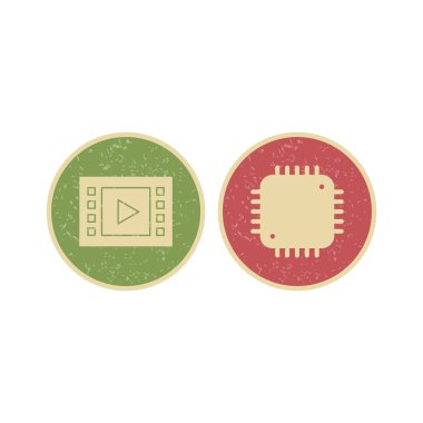 Kişisel ve iletişim için multimedya simgesi...