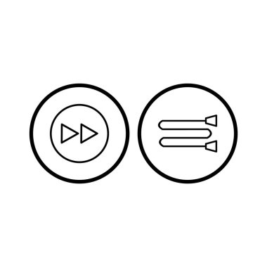 Kişisel ve iletişim için multimedya simgesi...