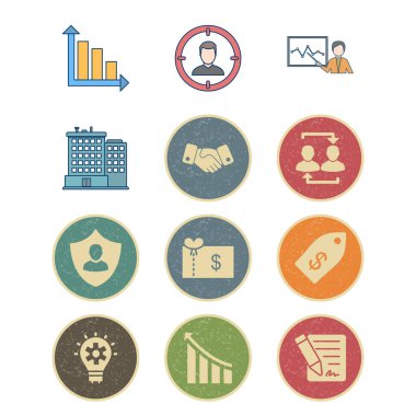 Kişisel ve Ticari Kullanım İçin 12 Simge İş...