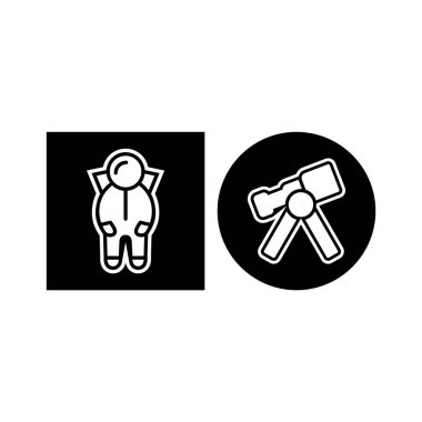 Kişisel ve Ticari Kullanım İçin 2 Astronomi Simgesi...