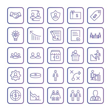 Kişisel ve Ticari Kullanım İçin 25 Simge İş...