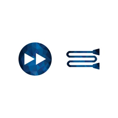 Kişisel ve iletişim için multimedya simgesi...