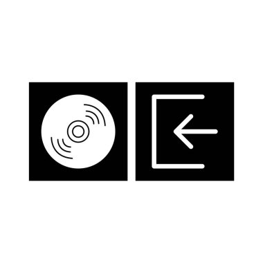 Kişisel ve iletişim için multimedya simgesi...