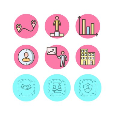 Kişisel ve Ticari Kullanım İçin 9 İş Simgesi...