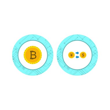 Kişisel ve Ticari Kullanım İçin 2 Bankacılık Simgesi...