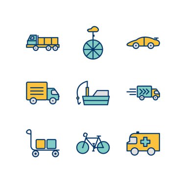 Kişisel ve ticari kullanım için simge taşıma...