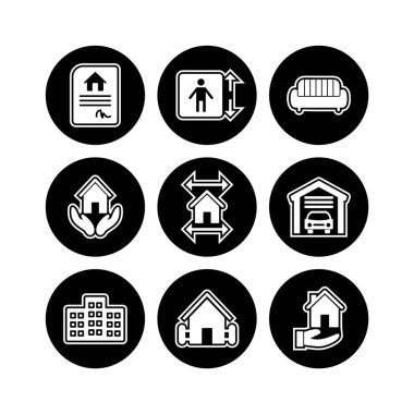 Kişisel ve ticari kullanım için 9 Simge Emlak...