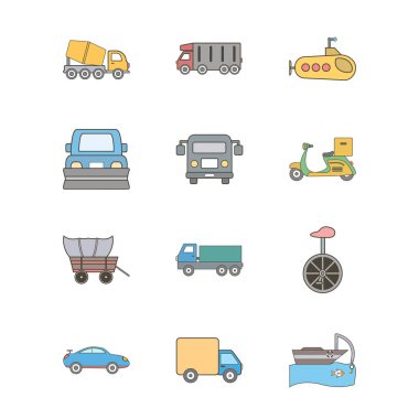 Kişisel ve ticari kullanım için simge taşıma...