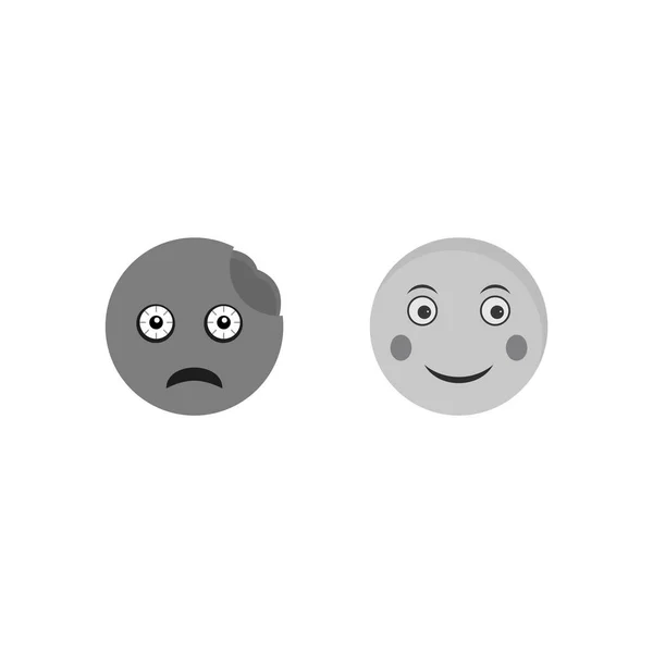 นไอคอน Emoji แยกจากพ นหล ขาว — ภาพเวกเตอร์สต็อก