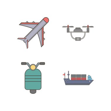 Kişisel ve ticari kullanım için simge taşıma...