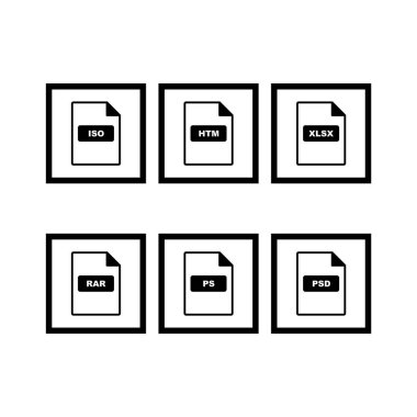Kişisel ve Ticari Kullanım İçin 6 Dosya Biçimi Simgesi...