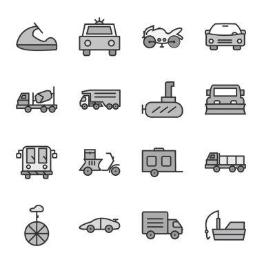 Kişisel ve ticari kullanım için simge taşıma...