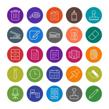 Kişisel ve Ticari Kullanım İçin 25 Ofis Simgesi...