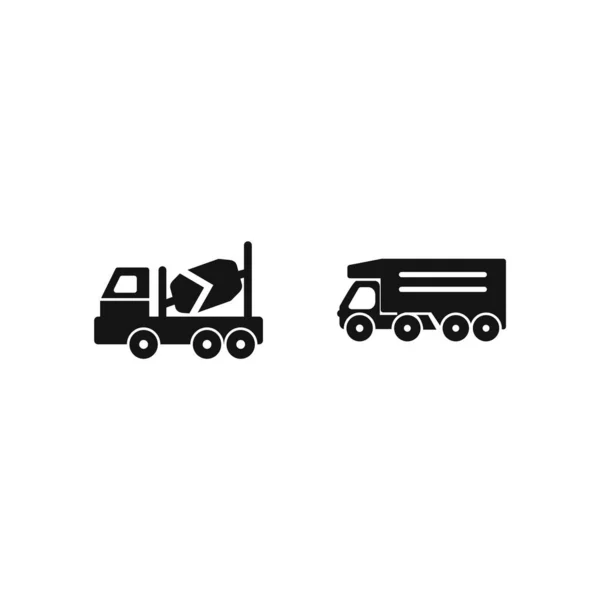 Icon Set Von Transport Für Den Persönlichen Und Kommerziellen Gebrauch — Stockvektor