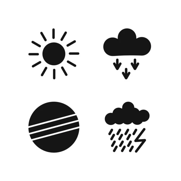 Weather Icons Personal Commercial Use — Stock Vector