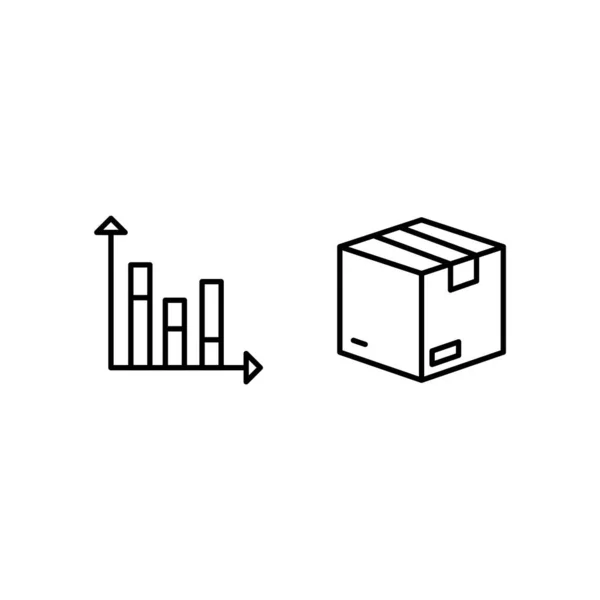 Ikoon Set Van Commerce Voor Persoonlijk Commercieel Gebruik — Stockvector