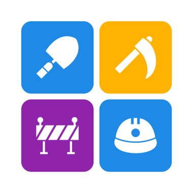 Kişisel ve Ticari Kullanım İçin 4 Yapı Simgesi...