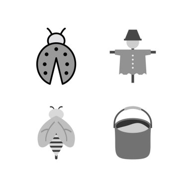 Kişisel ve Ticari Kullanım İçin 4 Bahçe Simgesi...