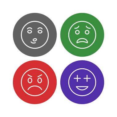 Kişisel ve Ticari Kullanım İçin 4 Emoji Simgesi...