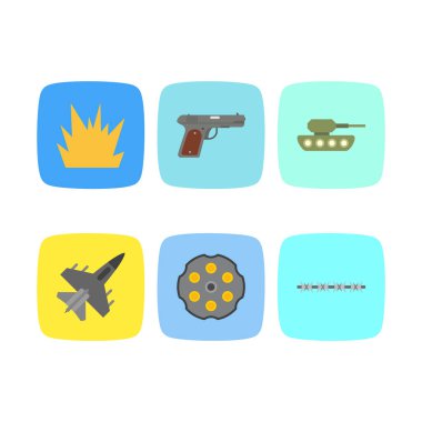 Kişisel ve Ticari Kullanım İçin 6 Askeri Simge...