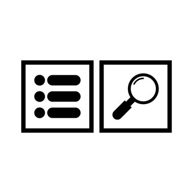 Beyaz Arkaplan Vektörü İzole Edilmiş Elementler Üzerine 2 temel element seti Simgesi...