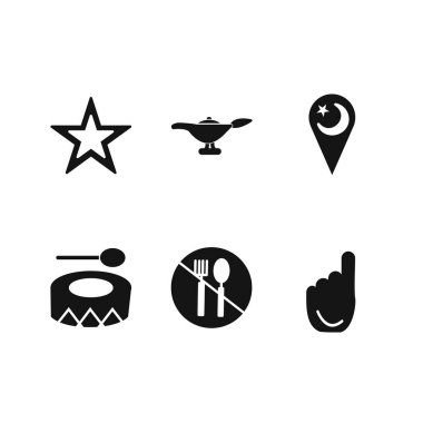 Kişisel ve Ticari Kullanım İçin 6 Ramazan Simgesi...