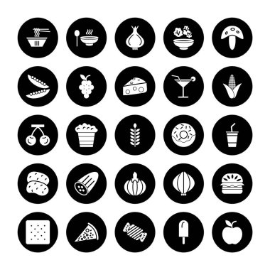 Kişisel ve ticari kullanım için ikon yiyecek...