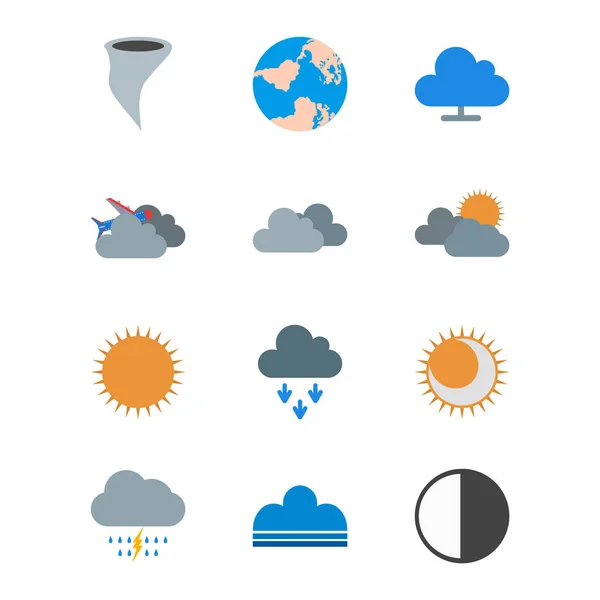 Weather Icons Personal Commercial Use — Stock Vector