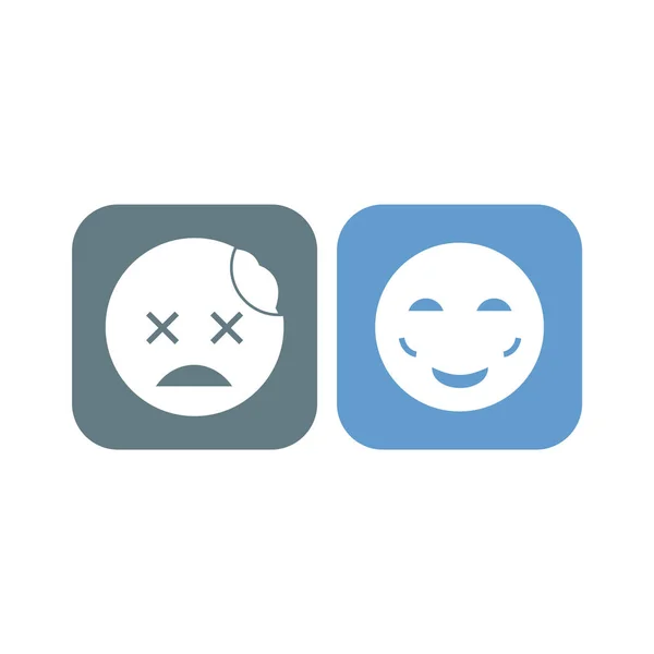 Emoji Ikony Pro Osobní Komerční Použití — Stockový vektor
