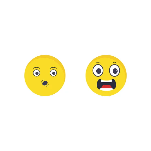 Ikoon Set Van Emoji Voor Persoonlijk Commercieel Gebruik — Stockvector