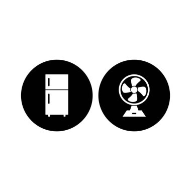 Beyaz Arkaplan Vektörü İzole Edilmiş Elementler üzerinde 2 elektronik aygıt seti...