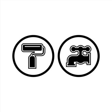 Kişisel ve Ticari Kullanım İçin 2 Yapı Simgesi...