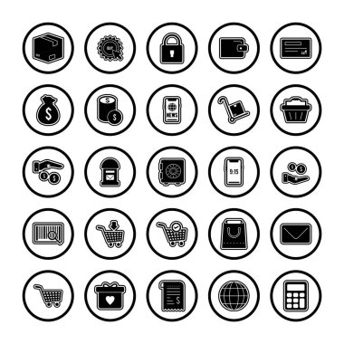 Kişisel ve Ticari Kullanım İçin 25 Simge E- ticaret...