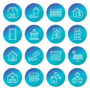 Kişisel ve Ticari Kullanım İçin 16 Simge Emlak...