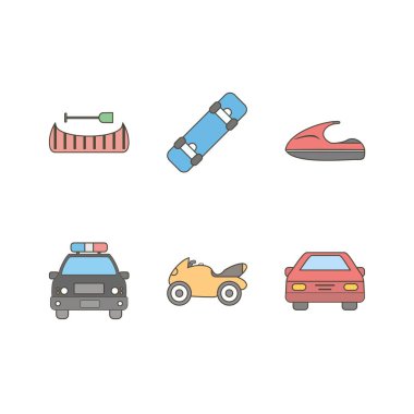 Kişisel ve ticari kullanım için simge taşıma...