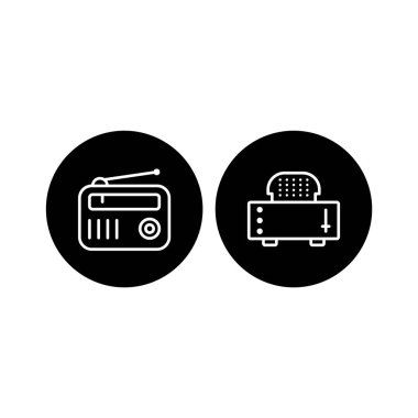 Kişisel ve Ticari Kullanım İçin 2 Elektronik Aygıt Simgesi...