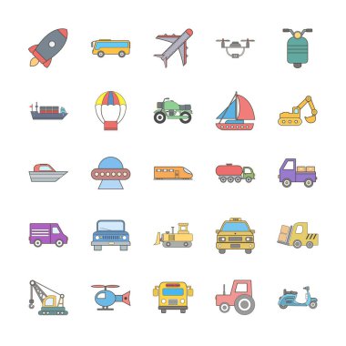 Kişisel ve ticari kullanım için simge taşıma...